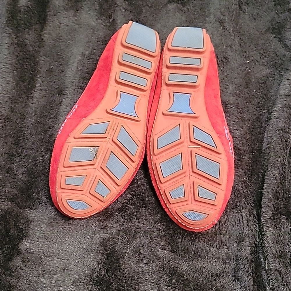 White Mountain Skipper Loafer Womens Size 7M, red suede - Picture 2 of 5